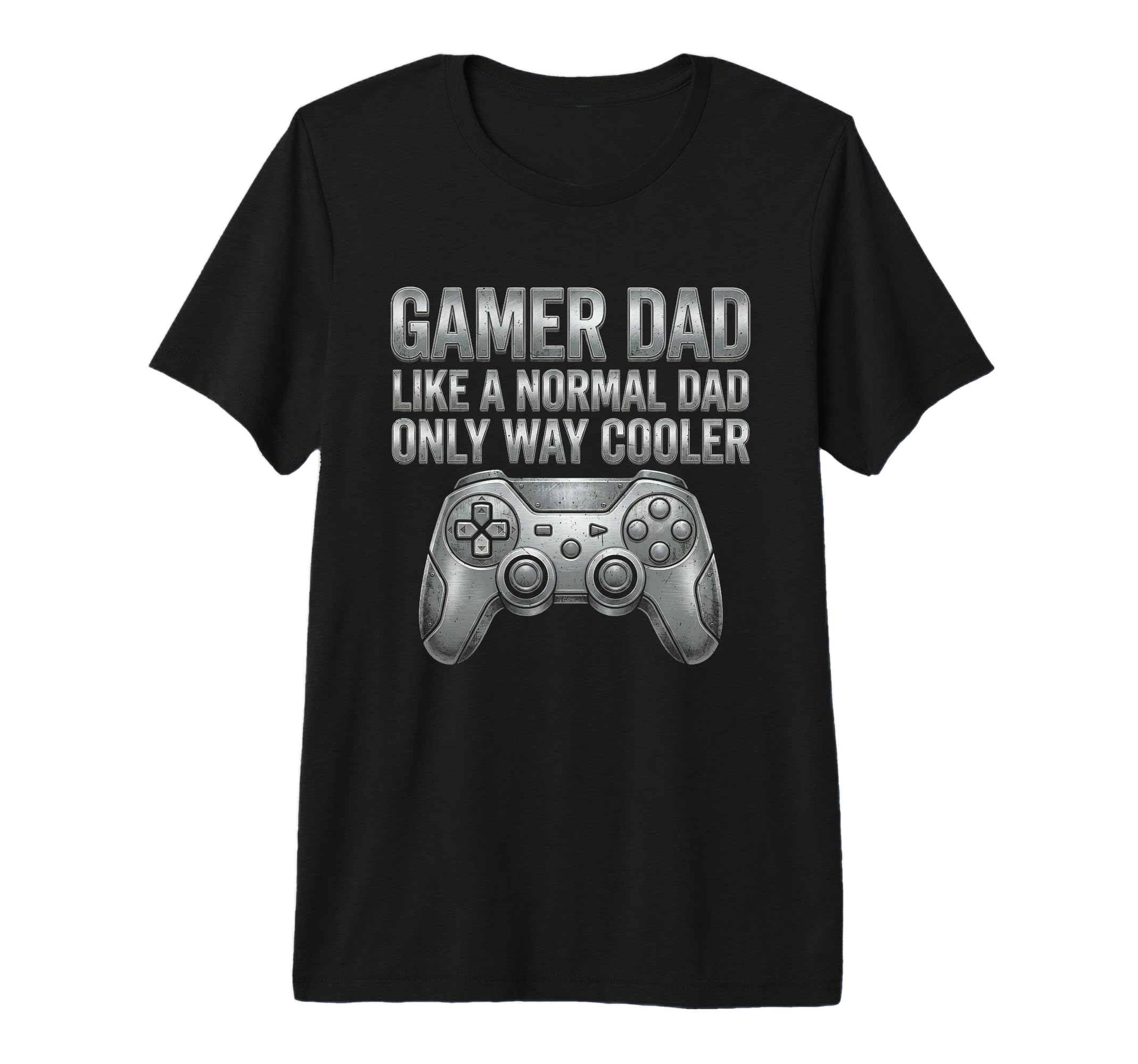 Gamer Dad Game Controller Funny T-Shirt - Custom Art Print Men Women - T-Shirt, Sweatshirt, Hoodie