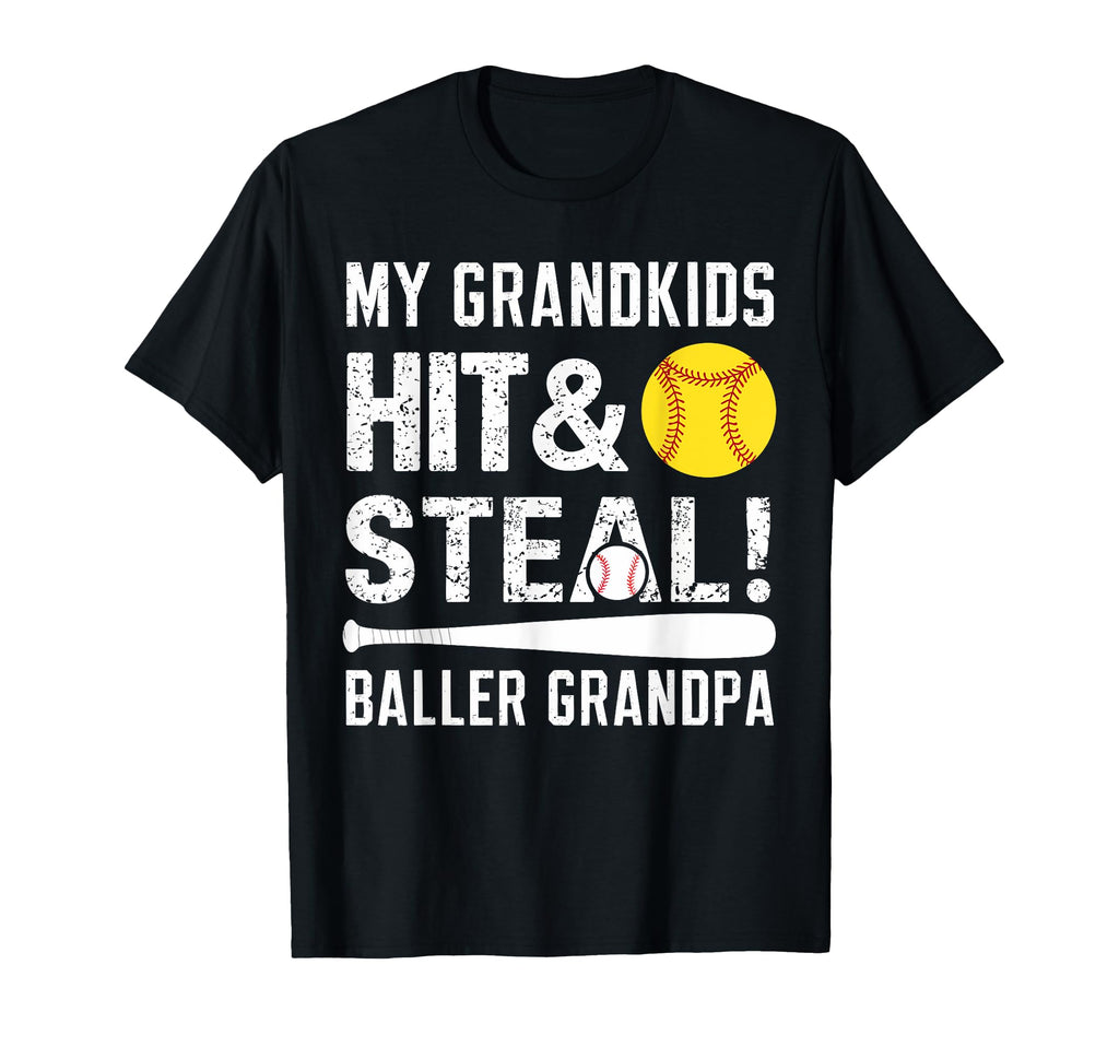 Baseball Grandpa Grandfather Gramps T-Shirt - Fun Novelty Design Unisex - T-Shirt, Sweatshirt, Hoodie