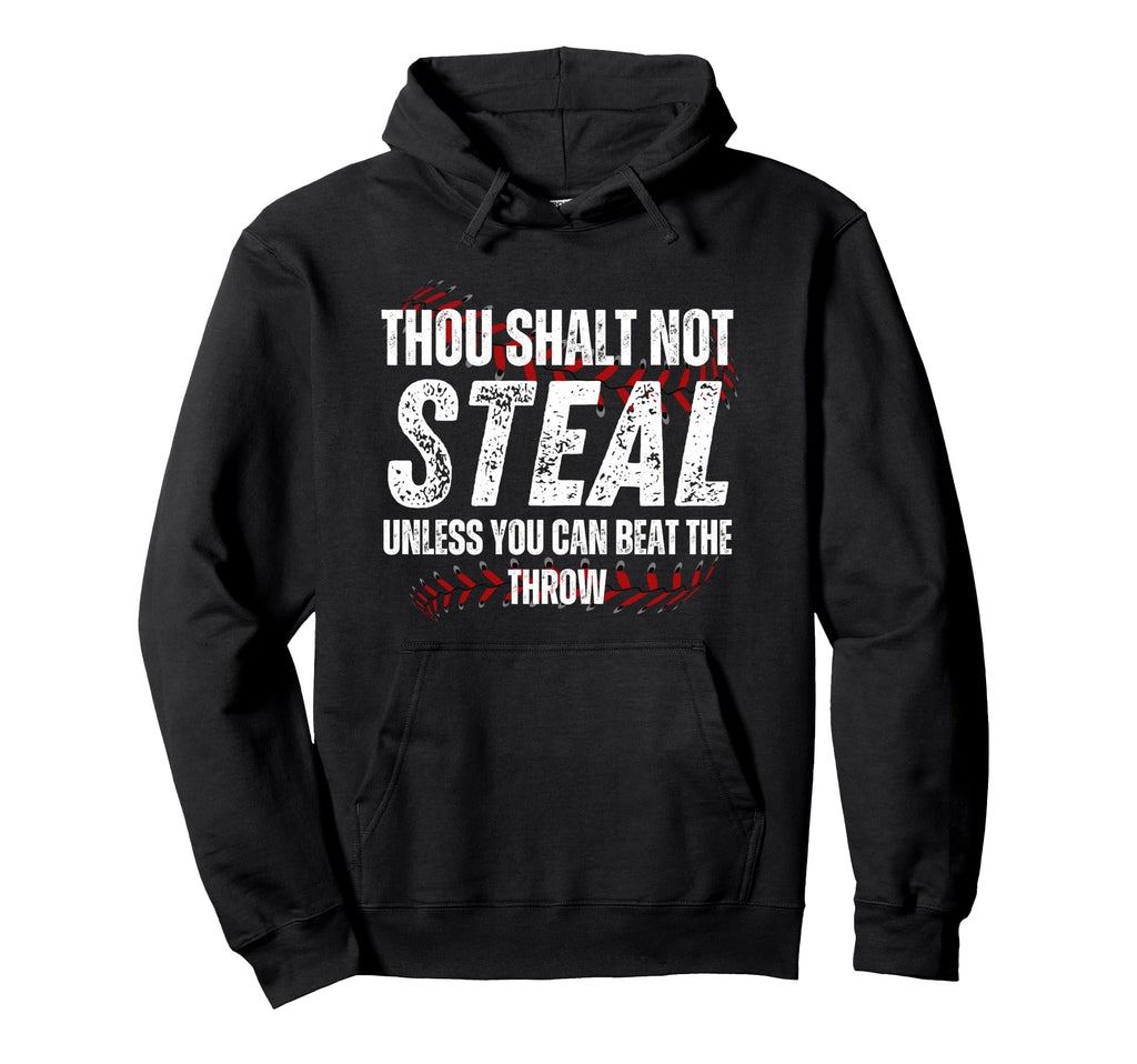 Baseball Coach Baseball Gifts Thou Hoodie - Trendy Graphic for Adults - T-Shirt, Sweatshirt, Hoodie