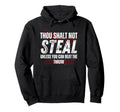 Baseball Coach Baseball Gifts Thou Hoodie - Trendy Graphic for Adults - T-Shirt, Sweatshirt, Hoodie