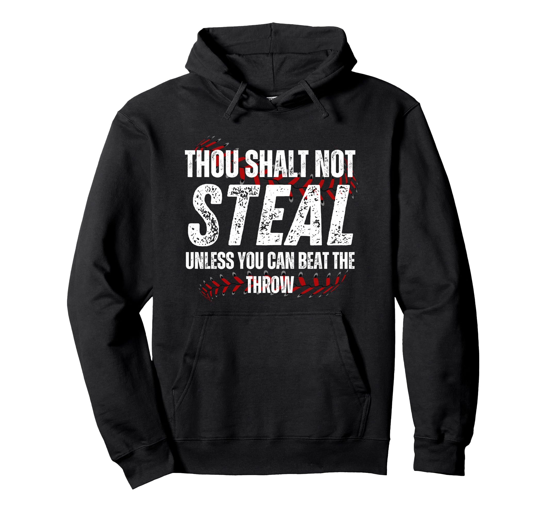 Baseball Coach Baseball Gifts Thou Hoodie - Trendy Graphic for Adults - T-Shirt, Sweatshirt, Hoodie