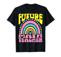 Future Math Teacher Bright Rainbow T-Shirt - Trendy Graphic for Adults - T-Shirt, Sweatshirt, Hoodie