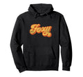Foxy Red Orange Distressed Funny Hoodie - Minimalist Print Unisex - T-Shirt, Sweatshirt, Hoodie