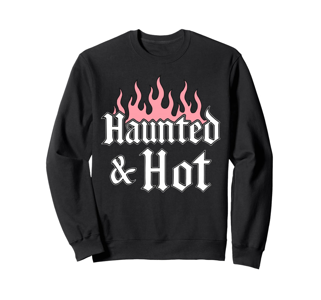 Haunted Hot Nu Goth Gothic Spooky Sweatshirt - Streetwear Style for Adults - T-Shirt, Sweatshirt, Hoodie