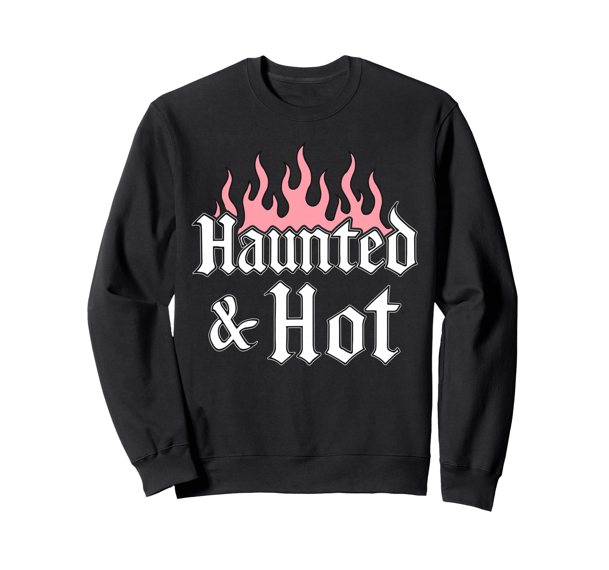 Haunted Hot Nu Goth Gothic Spooky Sweatshirt - Streetwear Style for Adults - T-Shirt, Sweatshirt, Hoodie