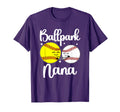 Ballpark Nana Baseball Softball Nana T-Shirt - Custom Art Print Unisex - T-Shirt, Sweatshirt, Hoodie