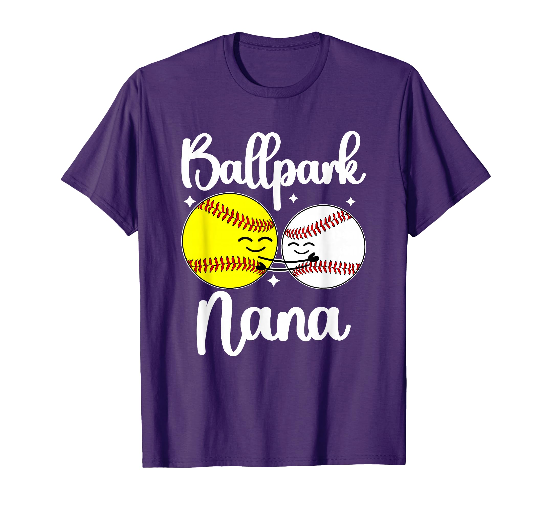 Ballpark Nana Baseball Softball Nana T-Shirt - Custom Art Print Unisex - T-Shirt, Sweatshirt, Hoodie