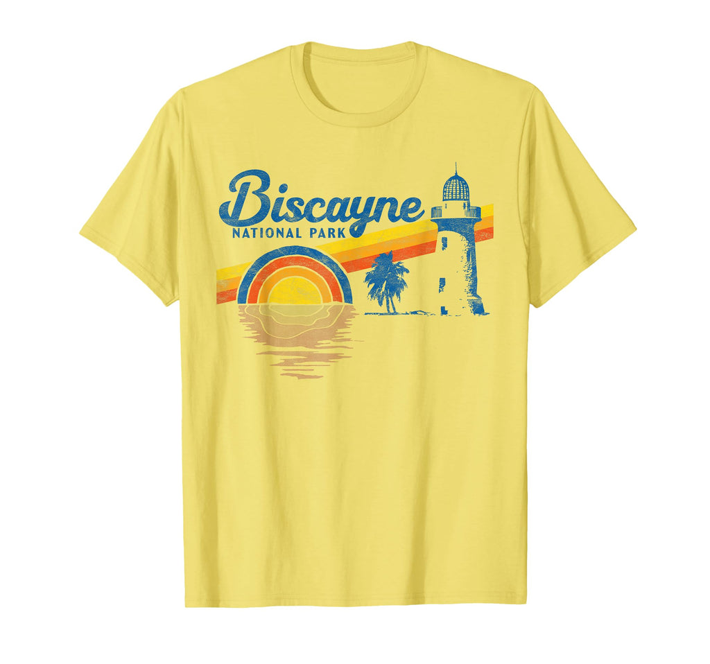 Biscayne National Park 80S T-Shirt - Novelty Apparel for Adults - T-Shirt, Sweatshirt, Hoodie