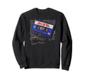 80S 90S Old School Hip Hop Cassette Sweatshirt - Graphic Print Men Women - T-Shirt, Sweatshirt, Hoodie