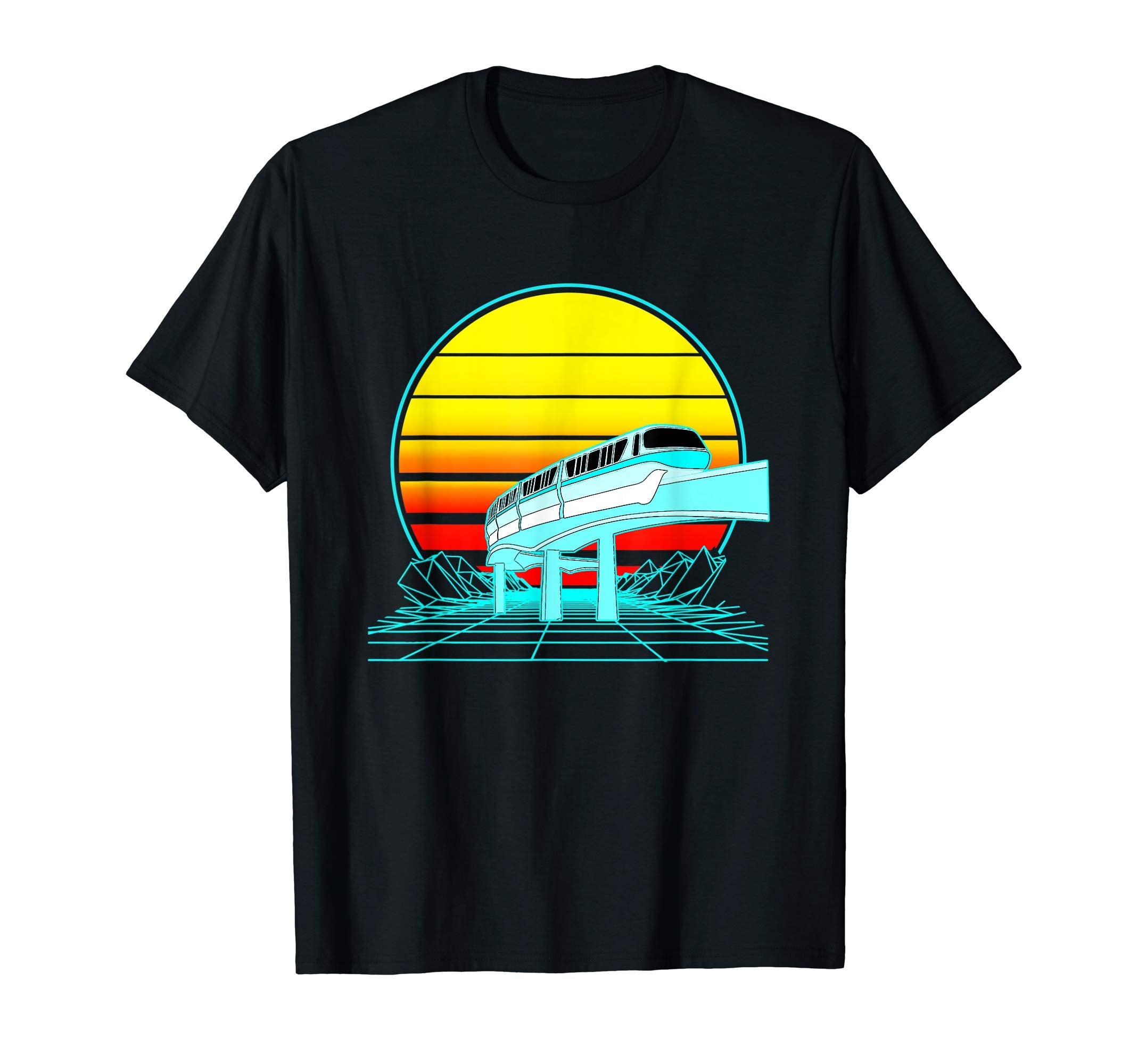Sunset Monorail T-Shirt - Casual Everyday Wear for Adults - T-Shirt, Sweatshirt, Hoodie