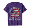 This Actually Is My First Rodeo T-Shirt - Fun Novelty Design Unisex - T-Shirt, Sweatshirt, Hoodie