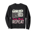 Focus Shoot Repeat Photography Sweatshirt - Custom Art Print for Adults - T-Shirt, Sweatshirt, Hoodie