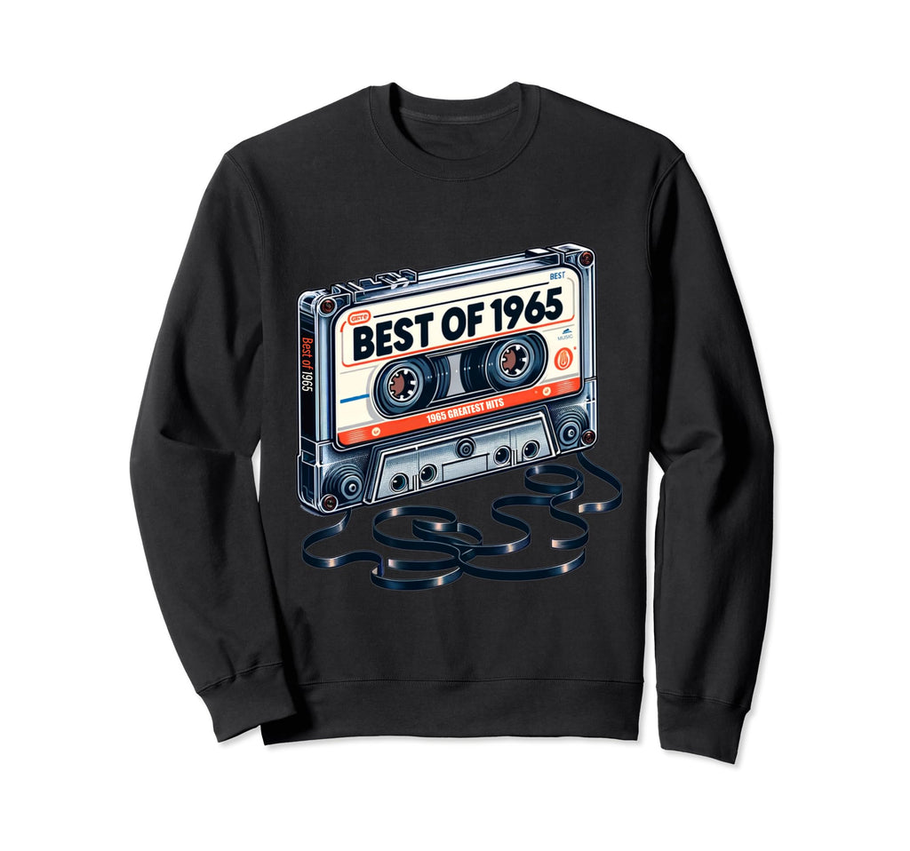 1965 Cassette Tape Birthday Nostalgia Sweatshirt - Trendy Graphic Unisex - T-Shirt, Sweatshirt, Hoodie