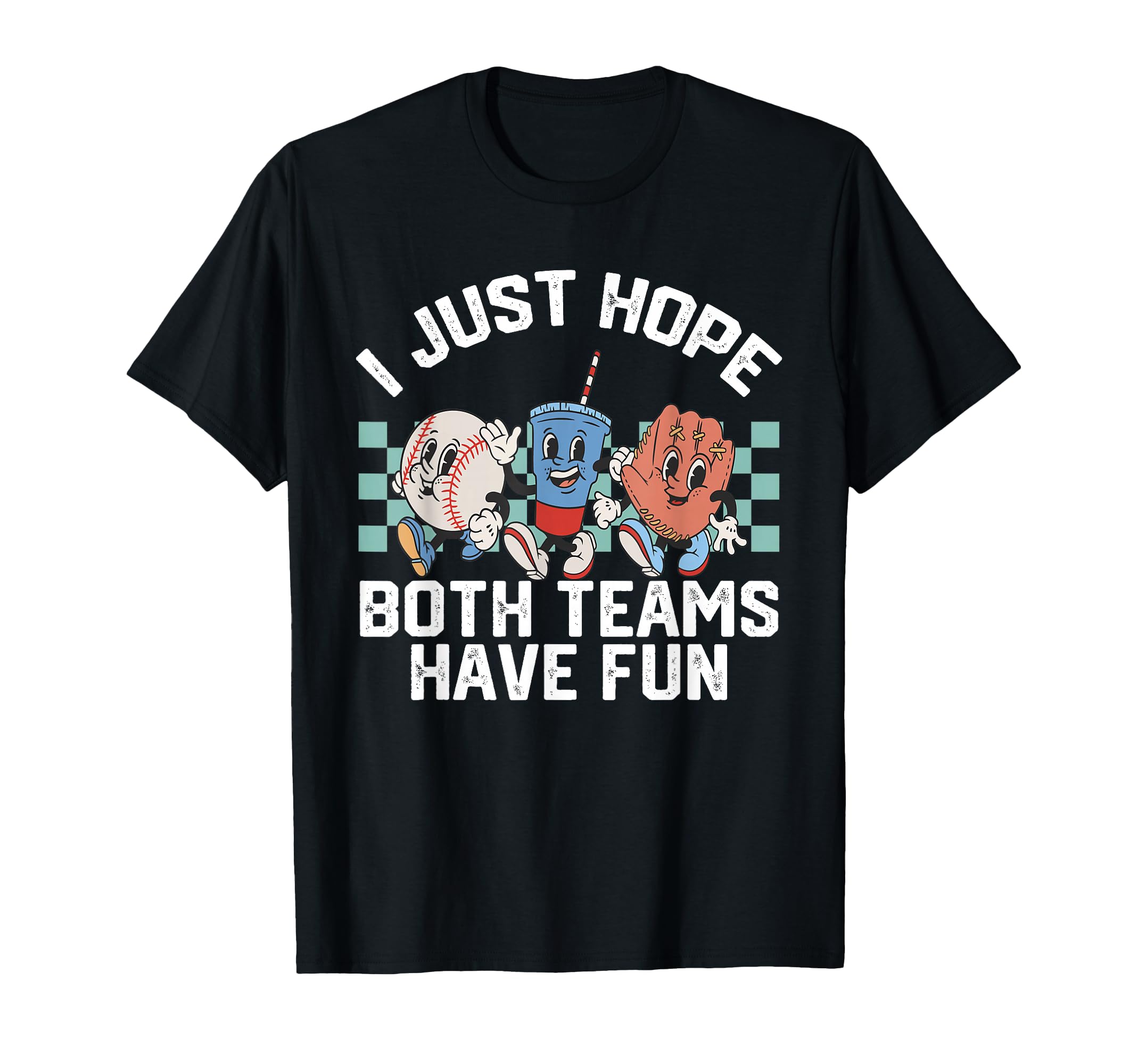 I Just Hope Both Teams Have Fun Or T-Shirt - Minimalist Print Unisex - T-Shirt, Sweatshirt, Hoodie