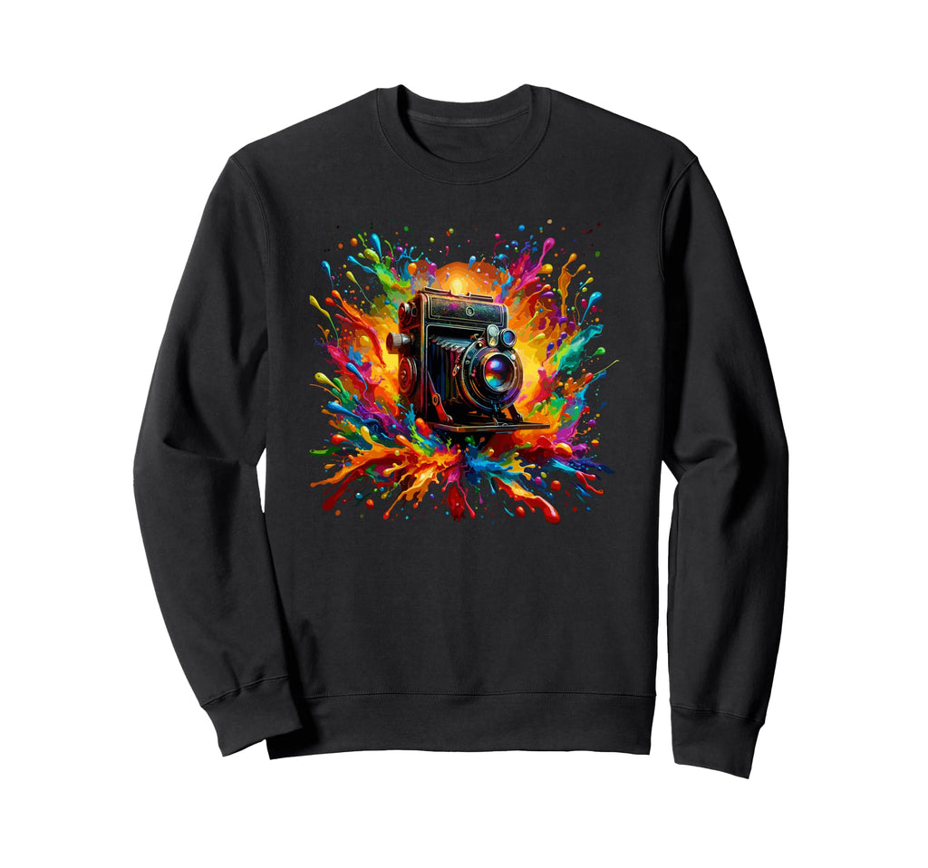 Camera Photographer Photography Sweatshirt - Trendy Graphic Unisex - T-Shirt, Sweatshirt, Hoodie