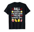 Ball Sister Snack Bar Baseball Softball T-Shirt - Unique Graphic Unisex - T-Shirt, Sweatshirt, Hoodie