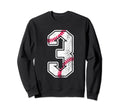 3 Up 3 Down Baseball Three Strikes Sweatshirt - Minimalist Print Men Women - T-Shirt, Sweatshirt, Hoodie