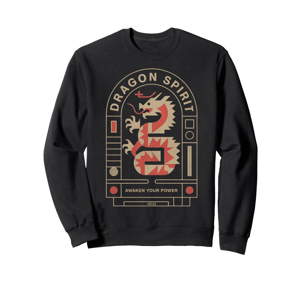 Aesthetic Dragon Streetwear Sweatshirt - Custom Art Print for Adults - T-Shirt, Sweatshirt, Hoodie