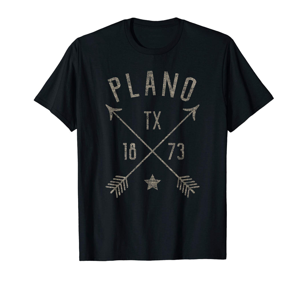 Plano Tx Distressed Home City T-Shirt - Minimalist Print Men Women - T-Shirt, Sweatshirt, Hoodie