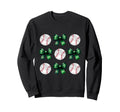 Baseballs Green Bows Ball Mom Sweatshirt - Casual Everyday Wear Men Women - T-Shirt, Sweatshirt, Hoodie