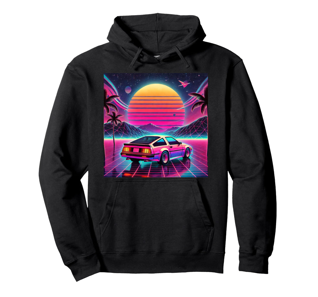 Outrun Synthwave Vaporwave Aesthetic Hoodie - Unique Graphic for Adults - T-Shirt, Sweatshirt, Hoodie