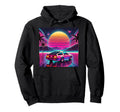 Outrun Synthwave Vaporwave Aesthetic Hoodie - Unique Graphic for Adults - T-Shirt, Sweatshirt, Hoodie