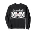 Baseball Mom Coquette Bow Sweatshirt - Casual Everyday Wear Men Women - T-Shirt, Sweatshirt, Hoodie