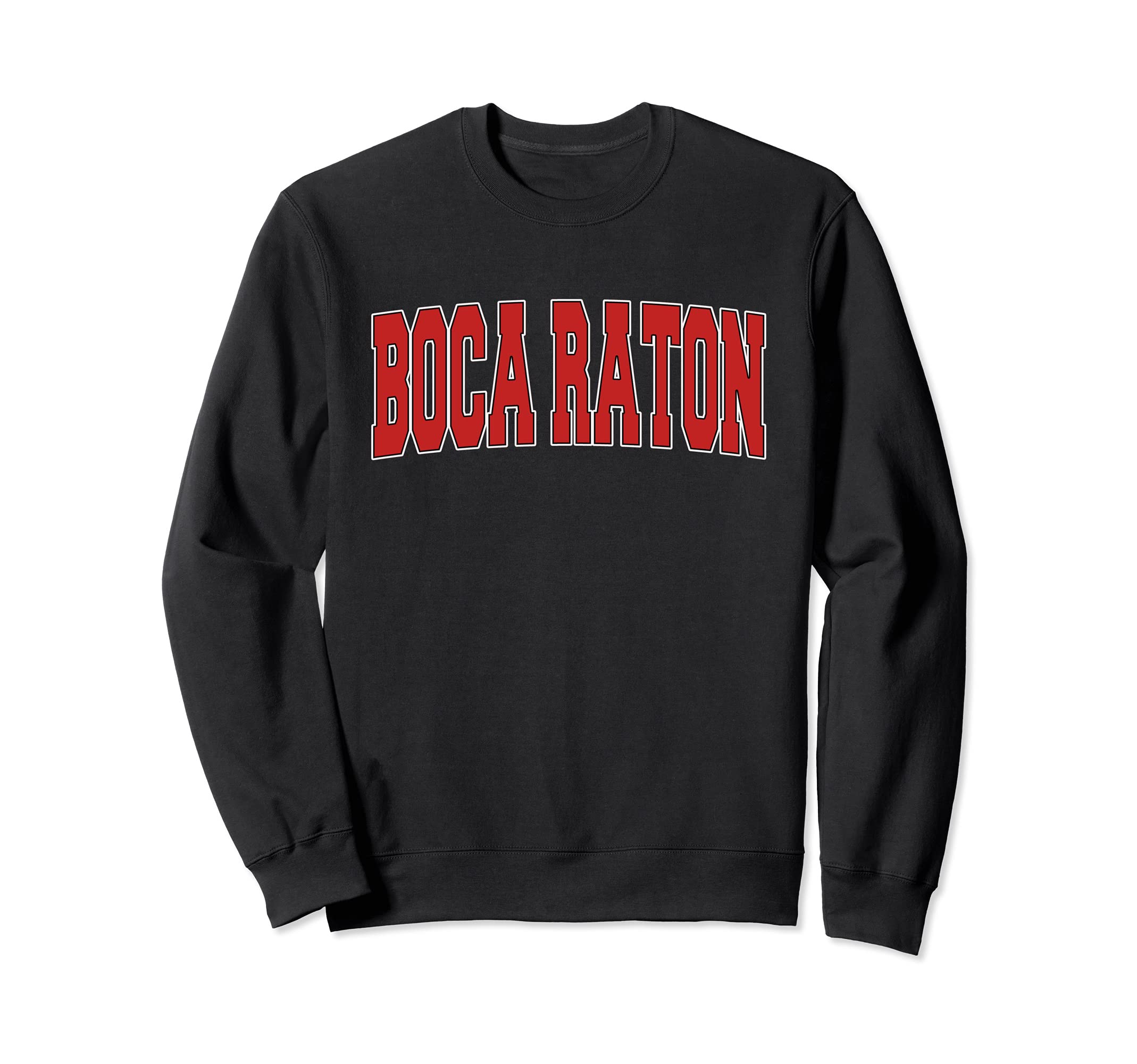 Boca Raton Fl Florida Varsity Sweatshirt - Fun Novelty Design Men Women - T-Shirt, Sweatshirt, Hoodie