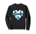 Baseball Heart Griffin Conine Miami Sweatshirt - Graphic Print for Adults - T-Shirt, Sweatshirt, Hoodie
