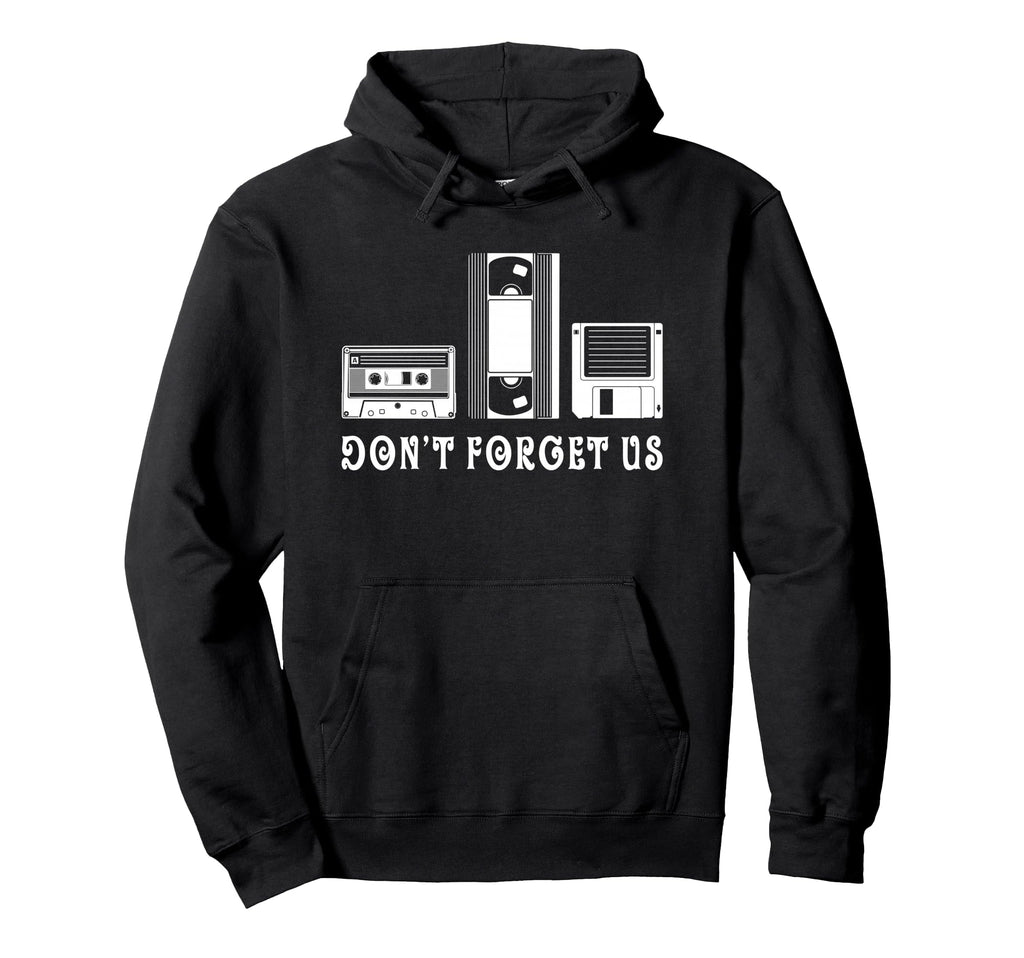 Cassette Tape Floppy Disc Hoodie - Minimalist Print Unisex - T-Shirt, Sweatshirt, Hoodie