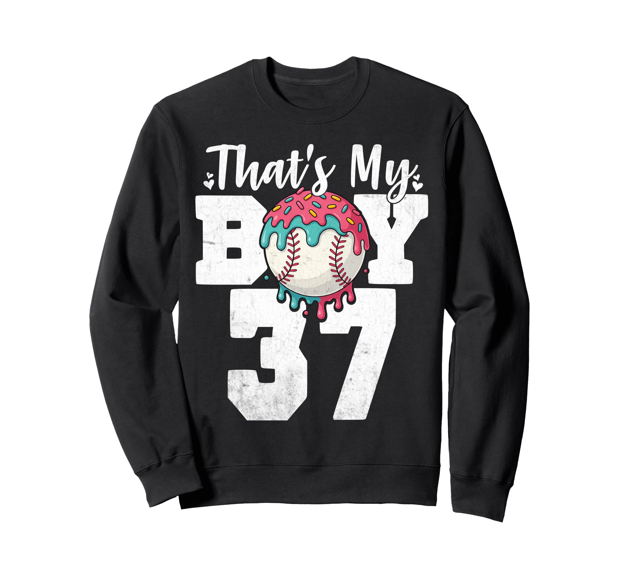 Thats My Baseball 37 Number Mom Sweatshirt - Streetwear Style for Adults - T-Shirt, Sweatshirt, Hoodie