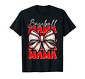 Baseball Mama Coquette Bow Mothers T-Shirt - Fun Novelty Design for Adults - T-Shirt, Sweatshirt, Hoodie