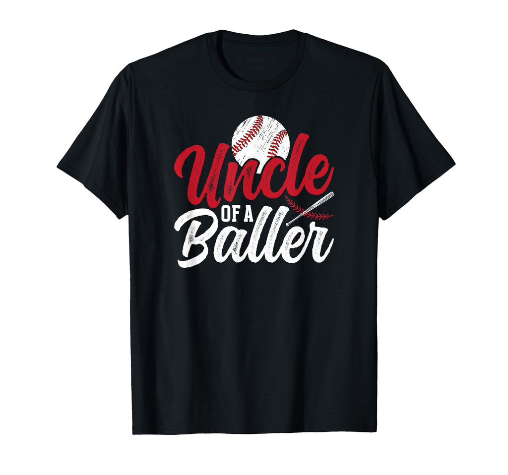 Uncle Baller Baseball Uncle Baseball T-Shirt - Minimalist Print for Adults - T-Shirt, Sweatshirt, Hoodie