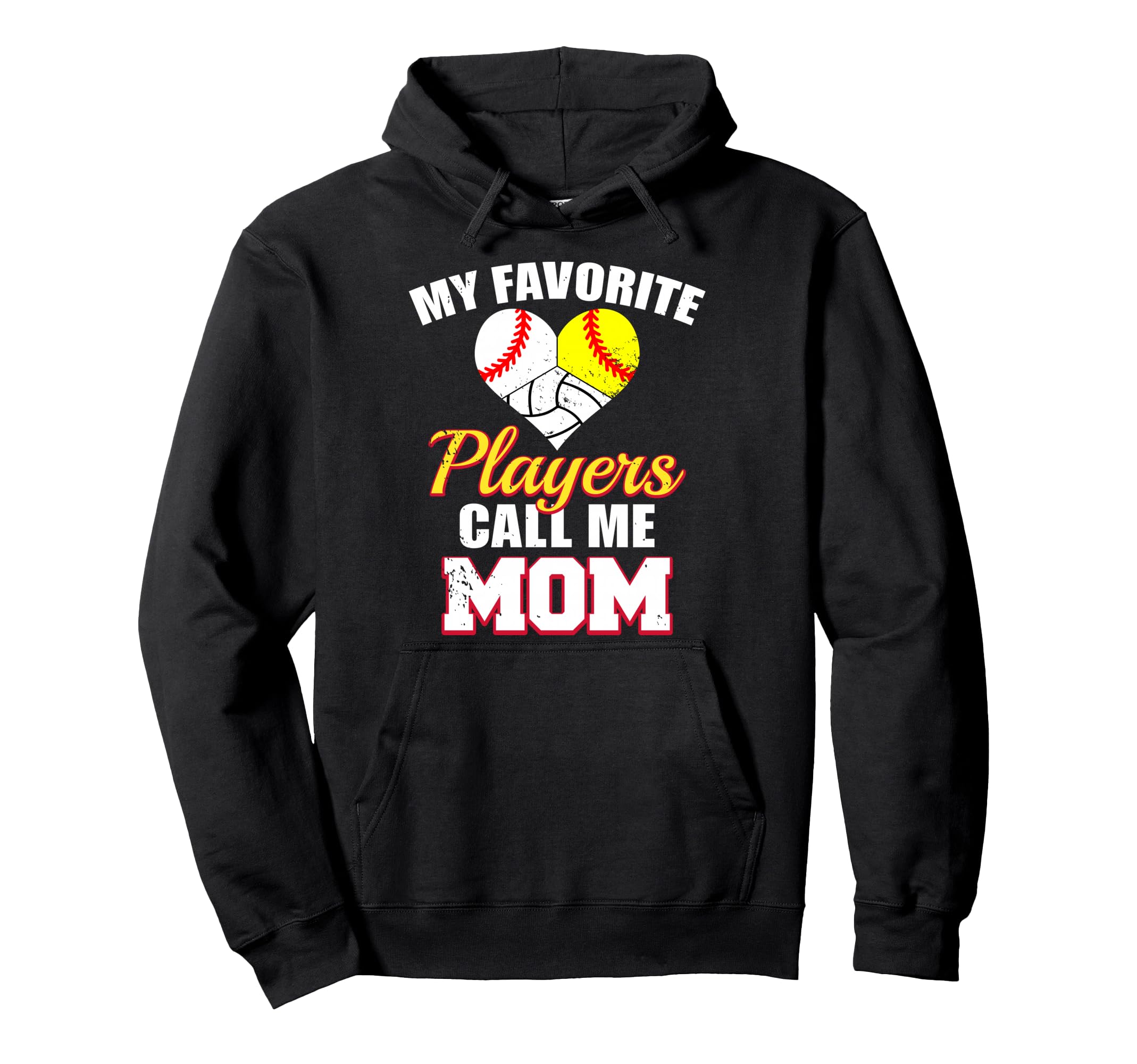 My Favorite Players Call Me Mom Hoodie - Streetwear Style Men Women - T-Shirt, Sweatshirt, Hoodie
