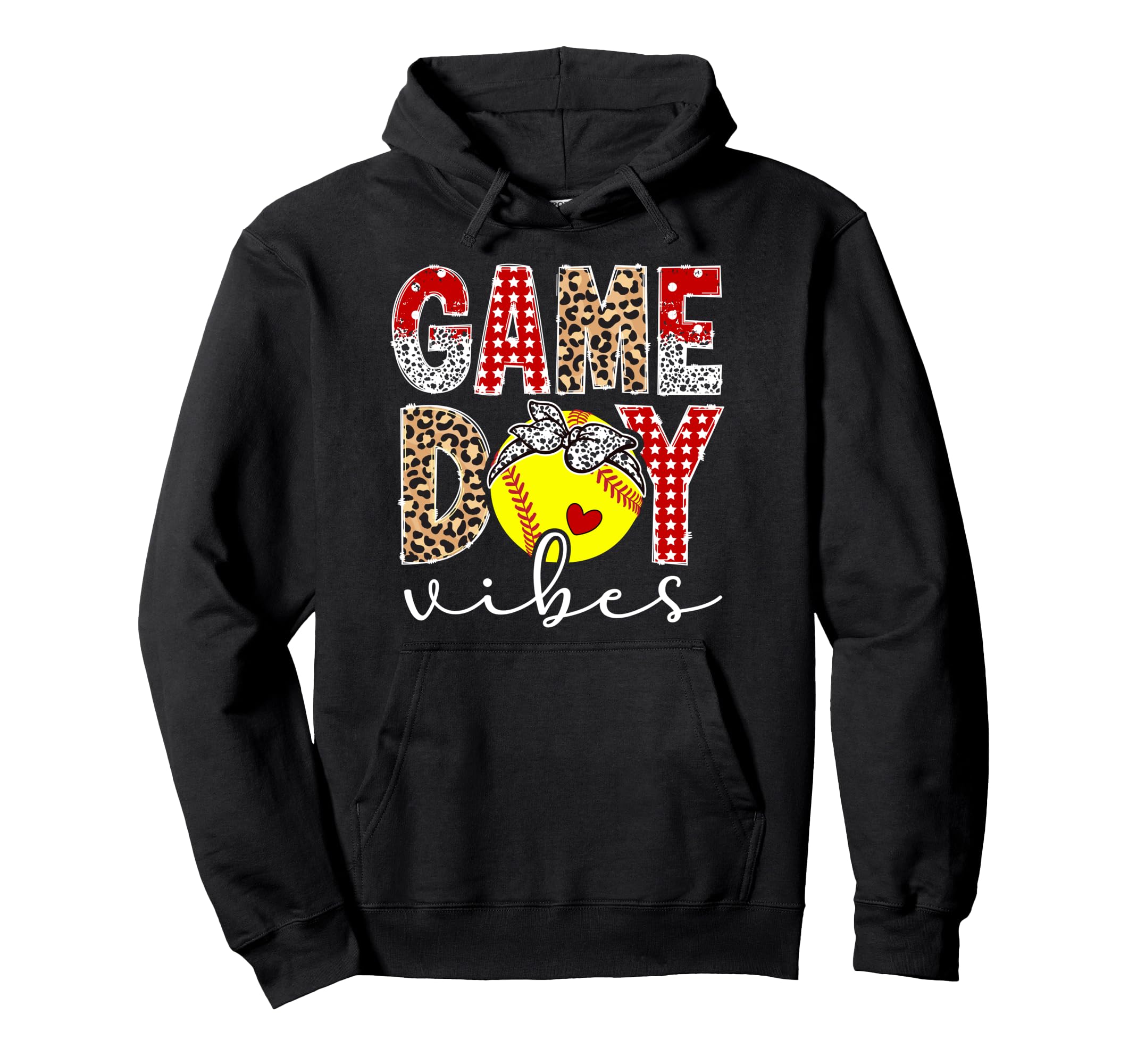 Game Day Vibes Softball Game Day Softball Hoodie - Minimalist Print Unisex - T-Shirt, Sweatshirt, Hoodie