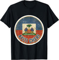 Vintage Haiti Flag Day Ayiti Cheri Haitian Merch - Adult & Kids T-Shirts, Sweatshirts & Hoodies apparel design preview 1
