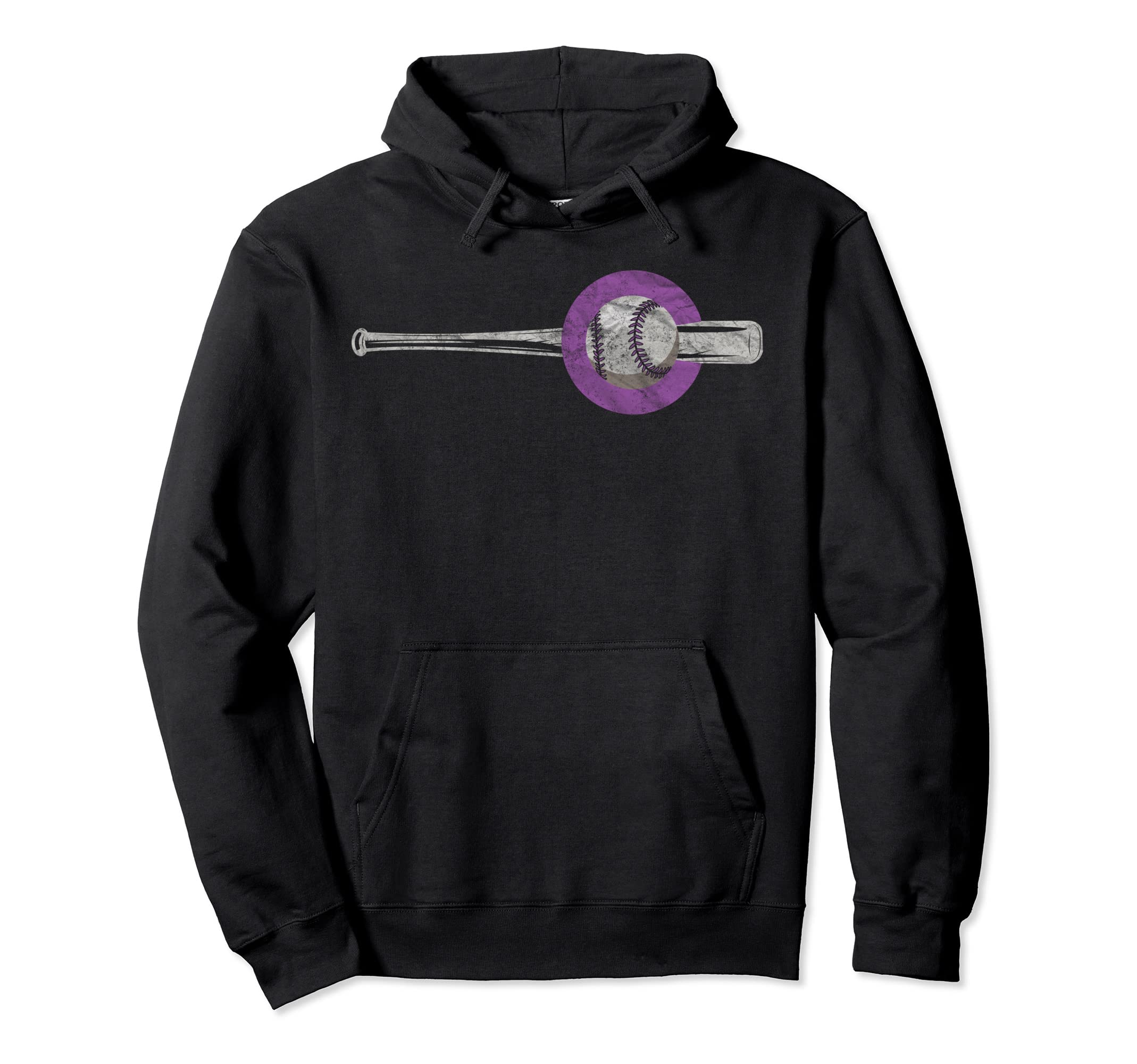Colorado Baseball Fan Distressed State Hoodie - Minimalist Print Unisex - T-Shirt, Sweatshirt, Hoodie