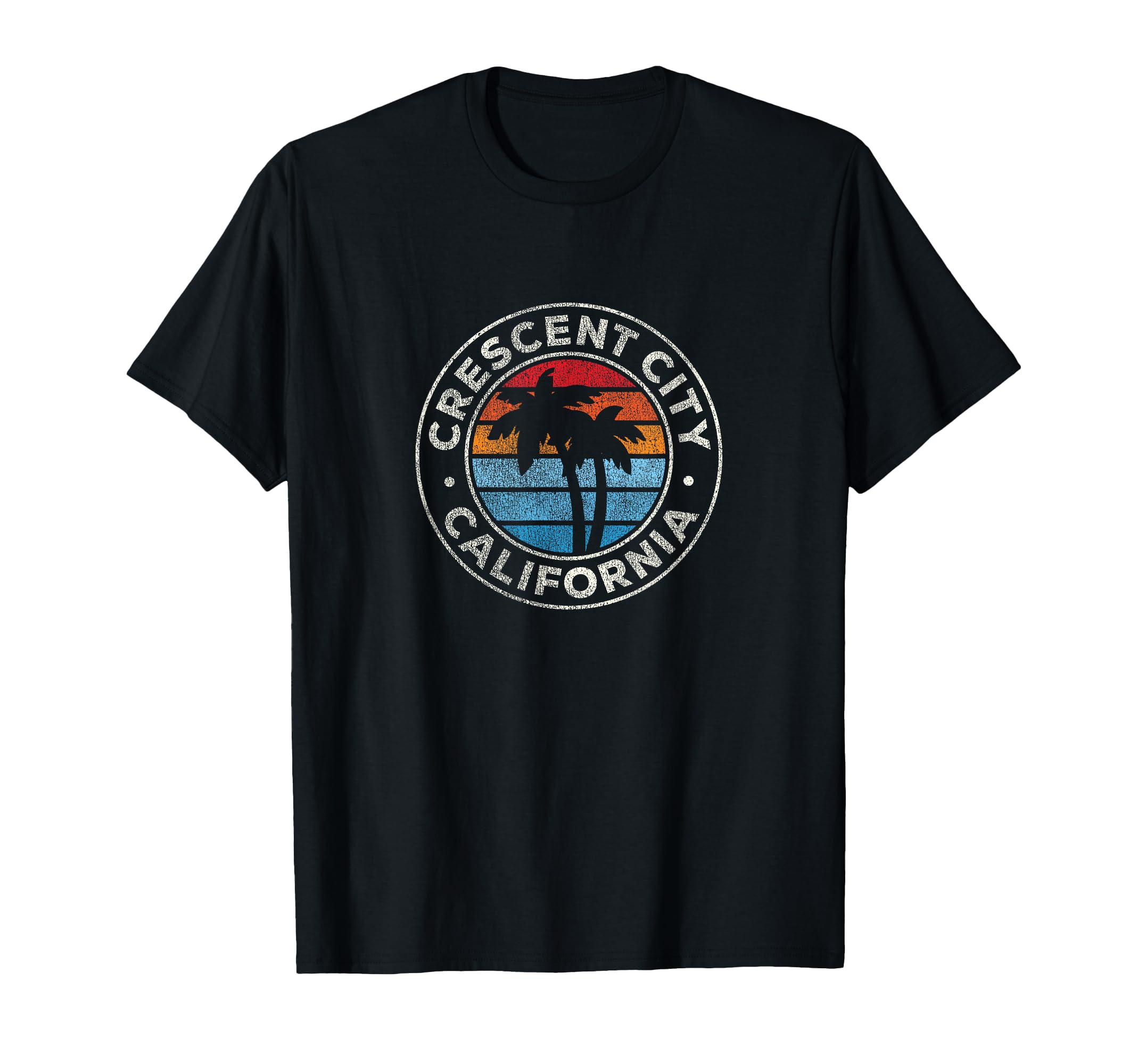 Crescent City California Ca 70S T-Shirt - Aesthetic Graphic Men Women - T-Shirt, Sweatshirt, Hoodie