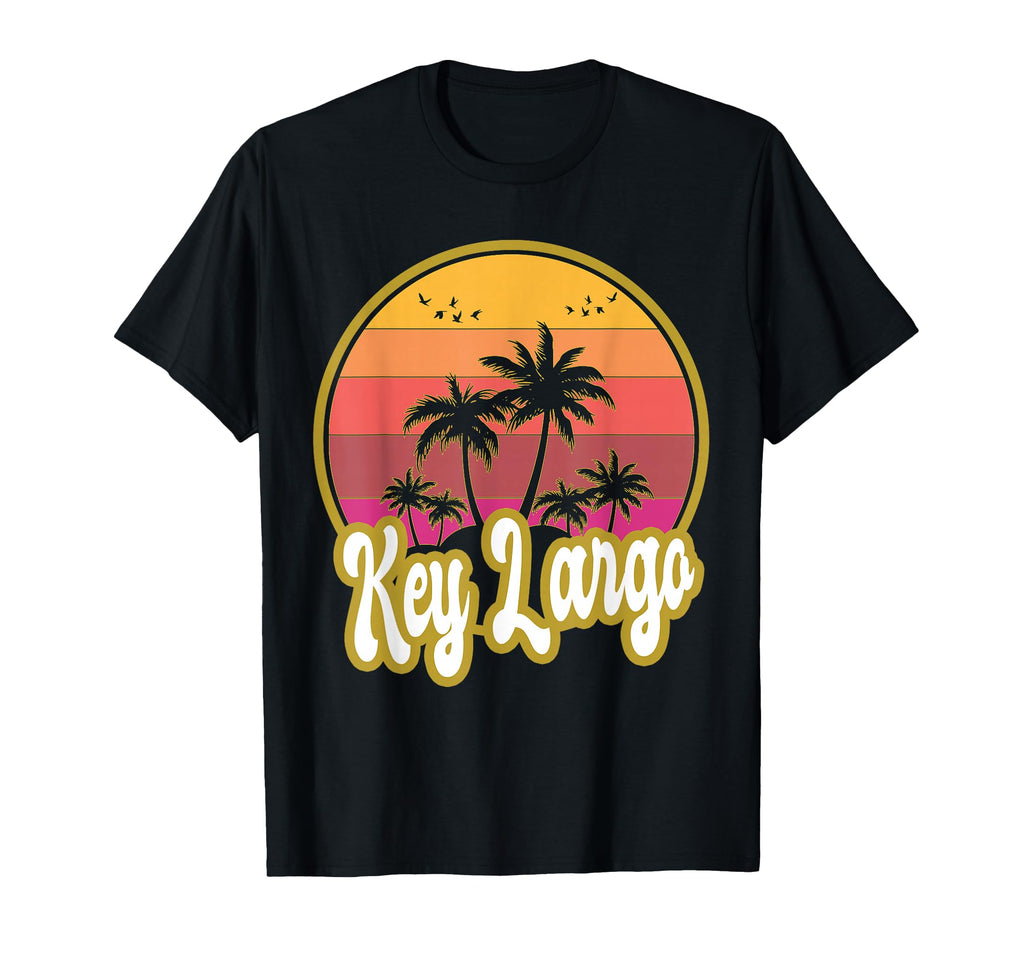 Key Largo Florida Beach Sunset T-Shirt - Minimalist Print Men Women - T-Shirt, Sweatshirt, Hoodie