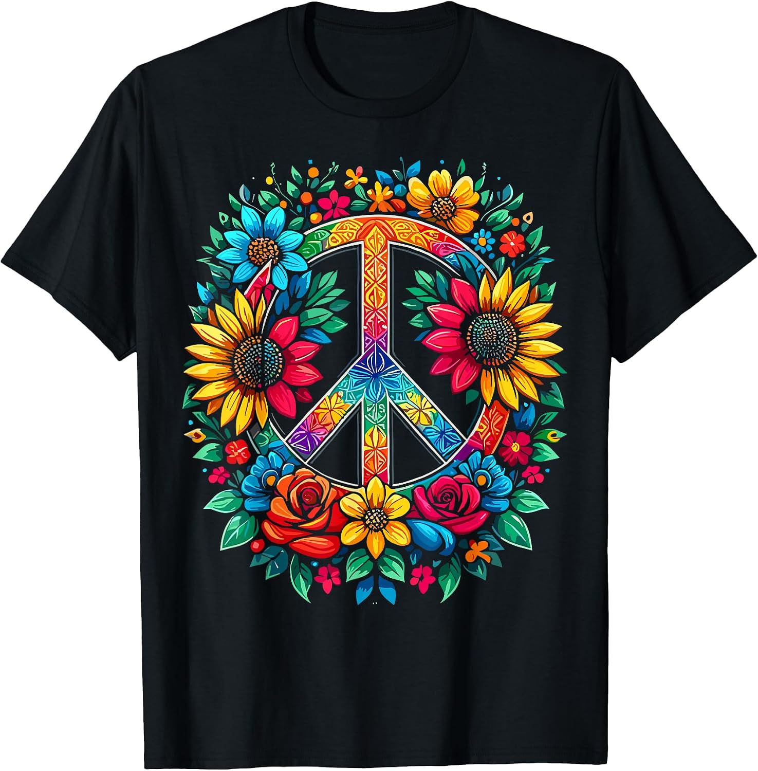 Funny Hippie Lover - Adult & Kids T-Shirts, Sweatshirts & Hoodies apparel design preview 1