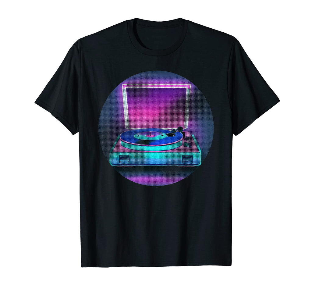 Vinyl Record Player Lp Dj 70S 80S Music T-Shirt - Unique Graphic for Adults - T-Shirt, Sweatshirt, Hoodie