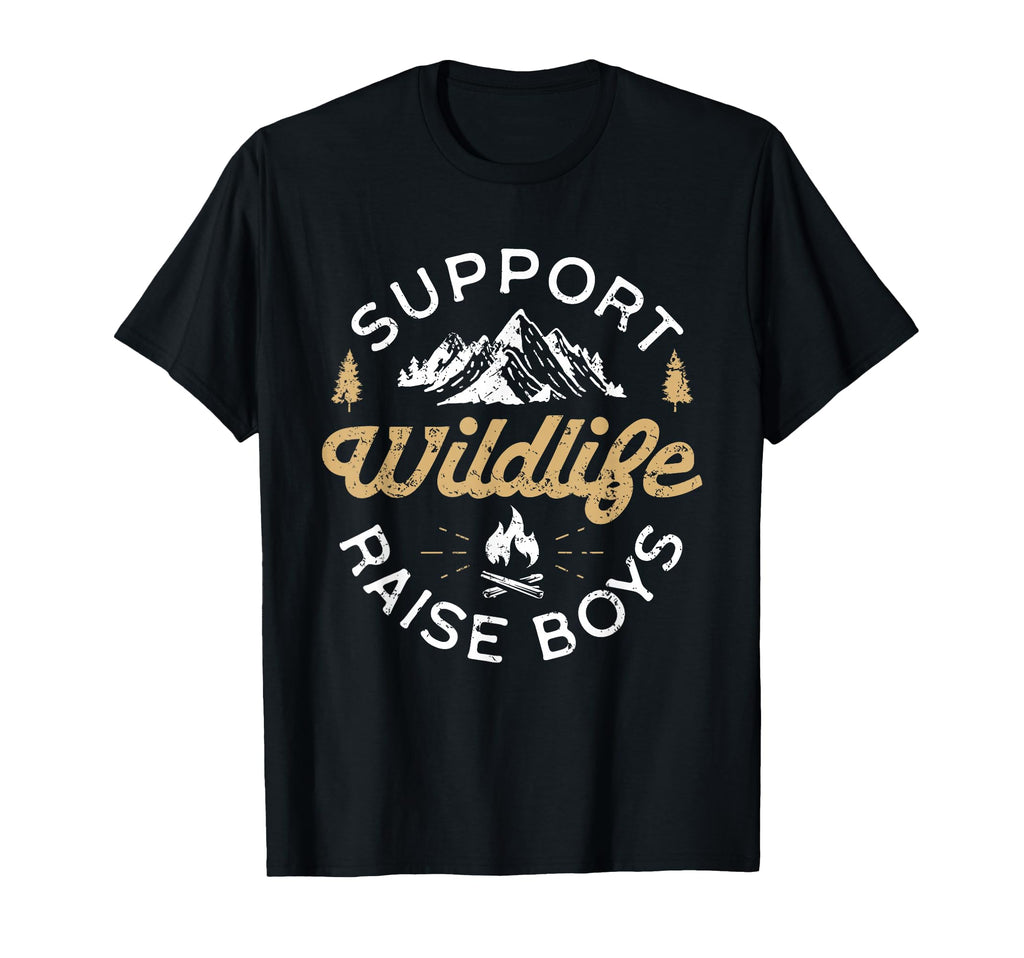 Support Wildlife Raise Parent Mom Dad T-Shirt - Graphic Print for Adults - T-Shirt, Sweatshirt, Hoodie