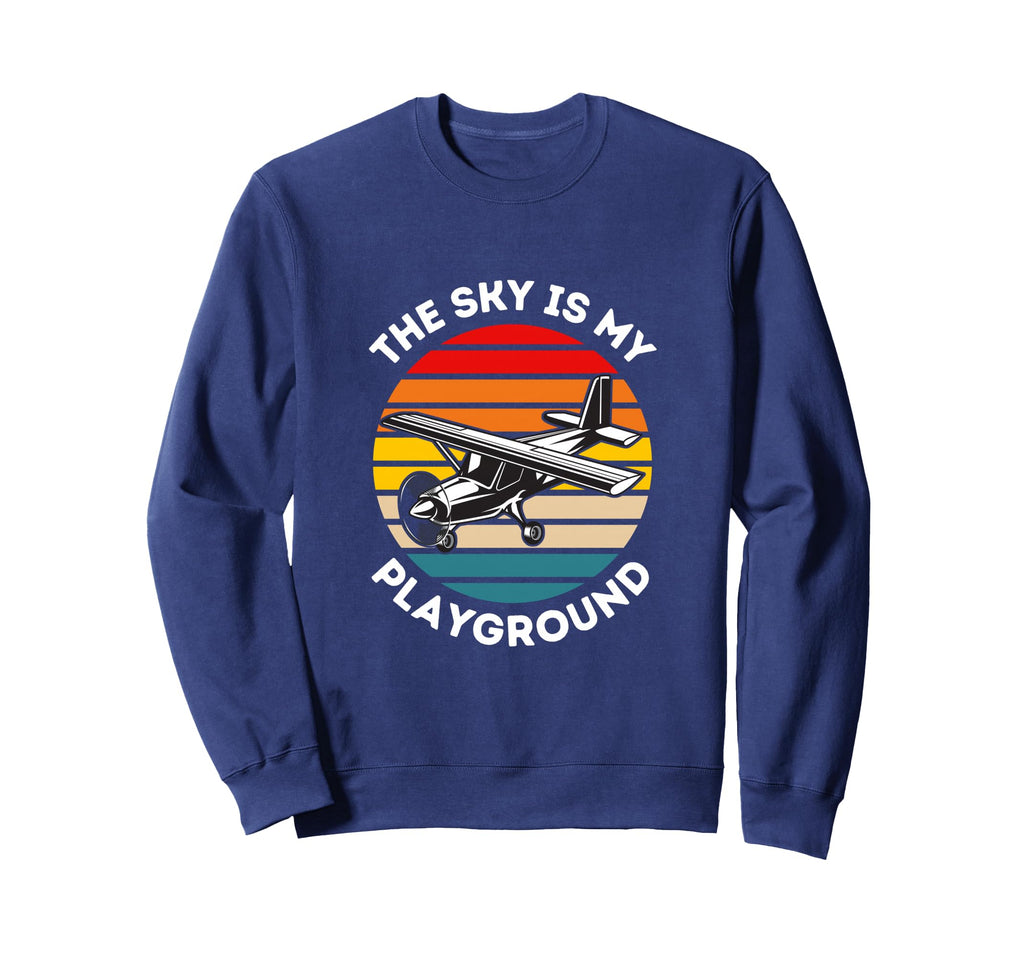 Sky Is My Playground Sunset Air Sweatshirt - Unique Graphic for Adults - T-Shirt, Sweatshirt, Hoodie
