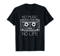 Cassette Tape No Music No Life Sweatshirt - Fun Novelty Design Men Women - T-Shirt, Sweatshirt, Hoodie