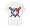 Home Plate Baseball Drip Ice Cream T-Shirt - Casual Everyday Wear Unisex - T-Shirt, Sweatshirt, Hoodie