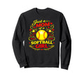 Just Mom Softball Mothers Gameday Sweatshirt - Custom Art Print for Adults - T-Shirt, Sweatshirt, Hoodie