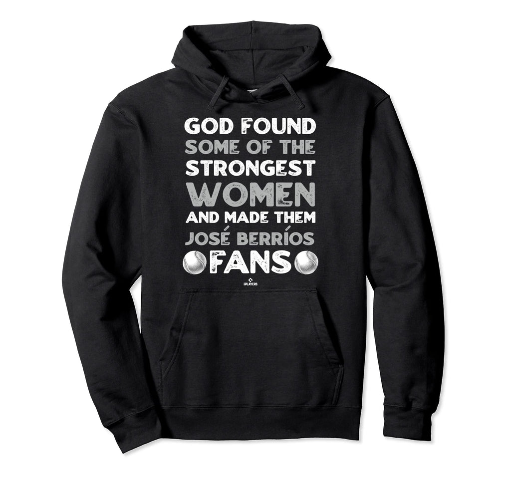 God Found Strongest Jose Berrios Fans Hoodie - Aesthetic Graphic Unisex - T-Shirt, Sweatshirt, Hoodie