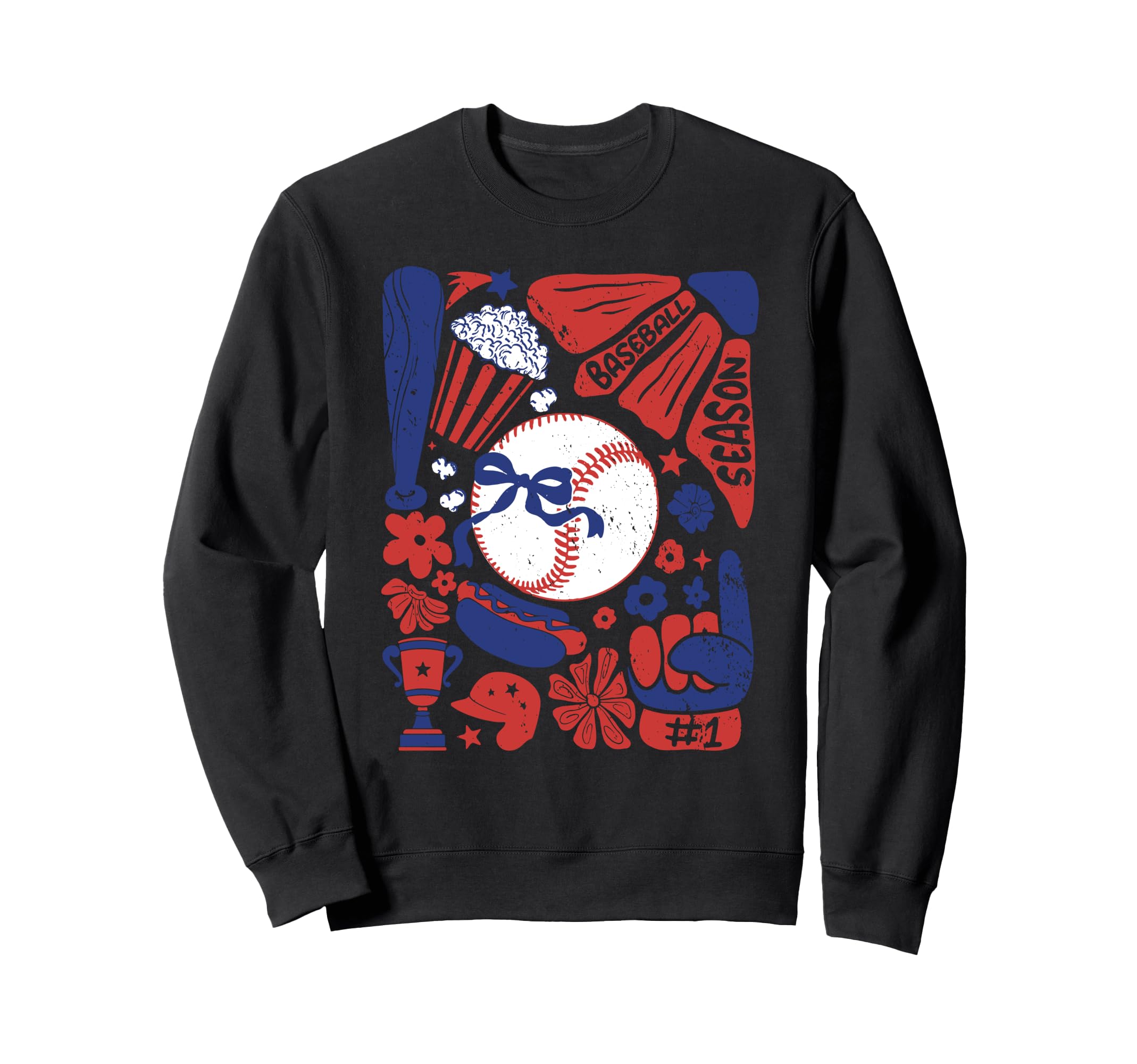 Baseball Game Day Boho Sport Sweatshirt - Novelty Apparel for Adults - T-Shirt, Sweatshirt, Hoodie