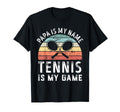 Funny Papa Tennis Is My Game Sunset T-Shirt - Streetwear Style for Adults - T-Shirt, Sweatshirt, Hoodie
