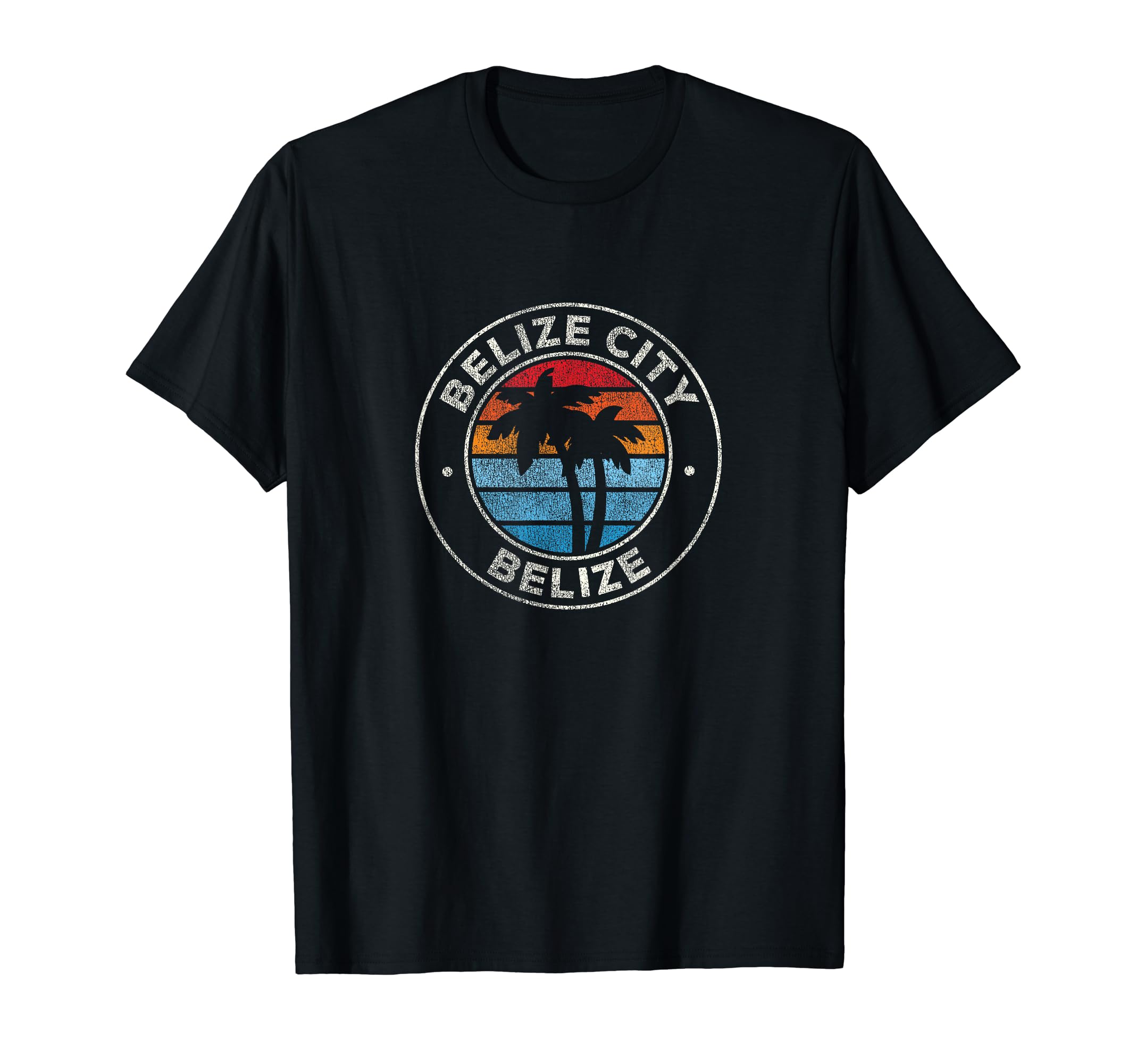 Belize City Belize 70S T-Shirt - Unique Graphic for Adults - T-Shirt, Sweatshirt, Hoodie